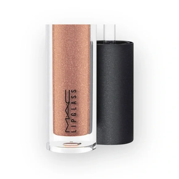 Best Seller: new Mac Cosmetics ★ Lipglass Lip Gloss ★ Oh Baby ★ Sparkling Bronze - Picture 5 of 16